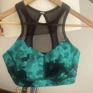 Lululemon Mesh High Neck Sports Bra